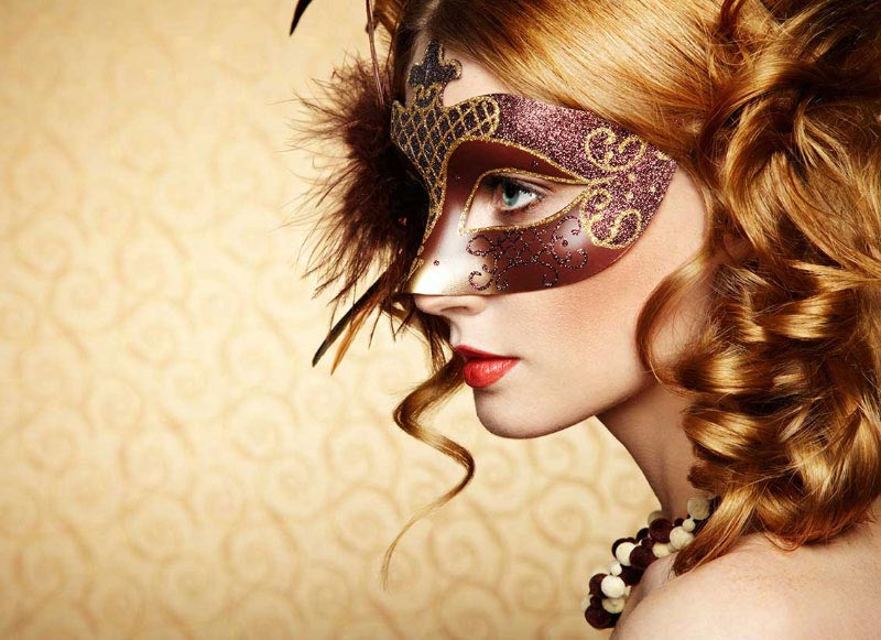 Masked Stylish Woman Masked Stylish Woman